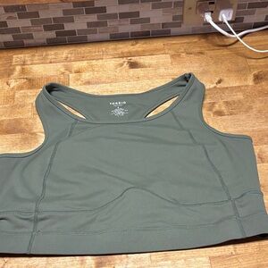 Torrid SIZE 2 Sage Green Sports Bra